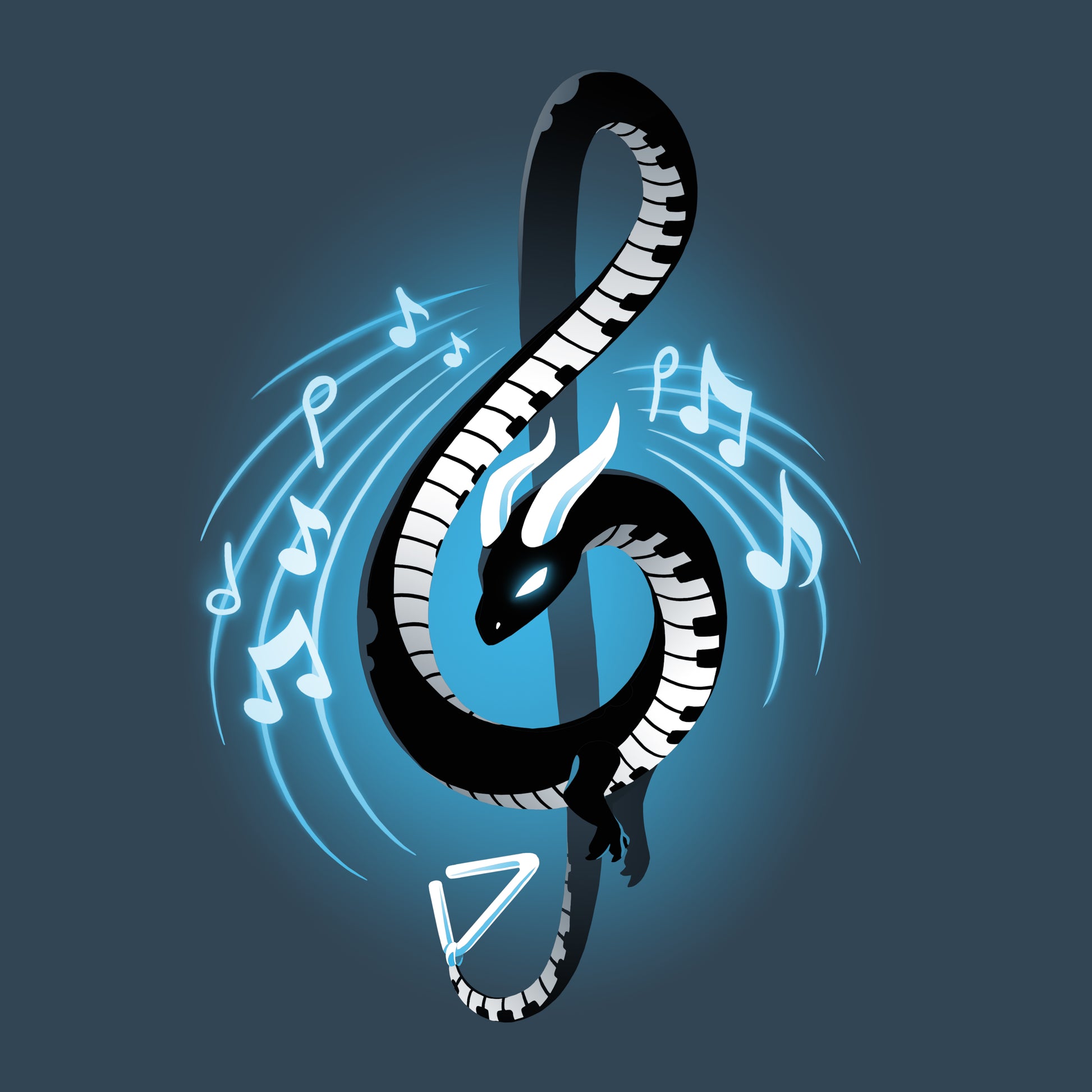 An image of a Musical Dragon, created by TeeTurtle.