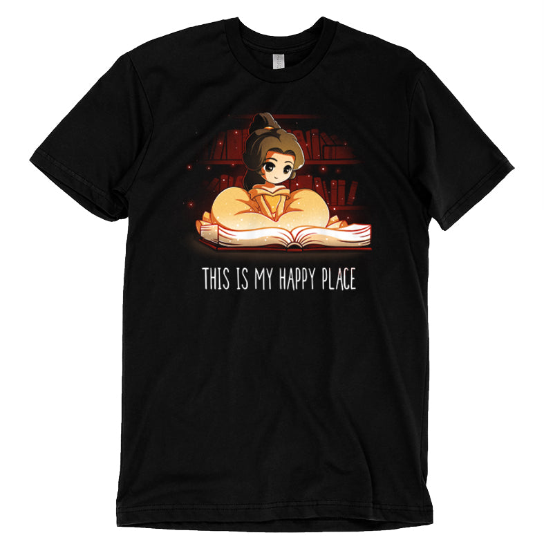 This is my Disney Beauty and the Beast t-shirt, "My Happy Place (Belle)".