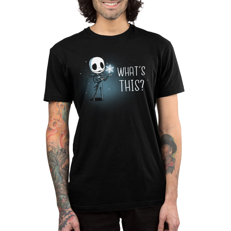 What is this officially licensed men's t-shirt featuring Jack Skellington from The Nightmare Before Christmas named "What's This?"?
