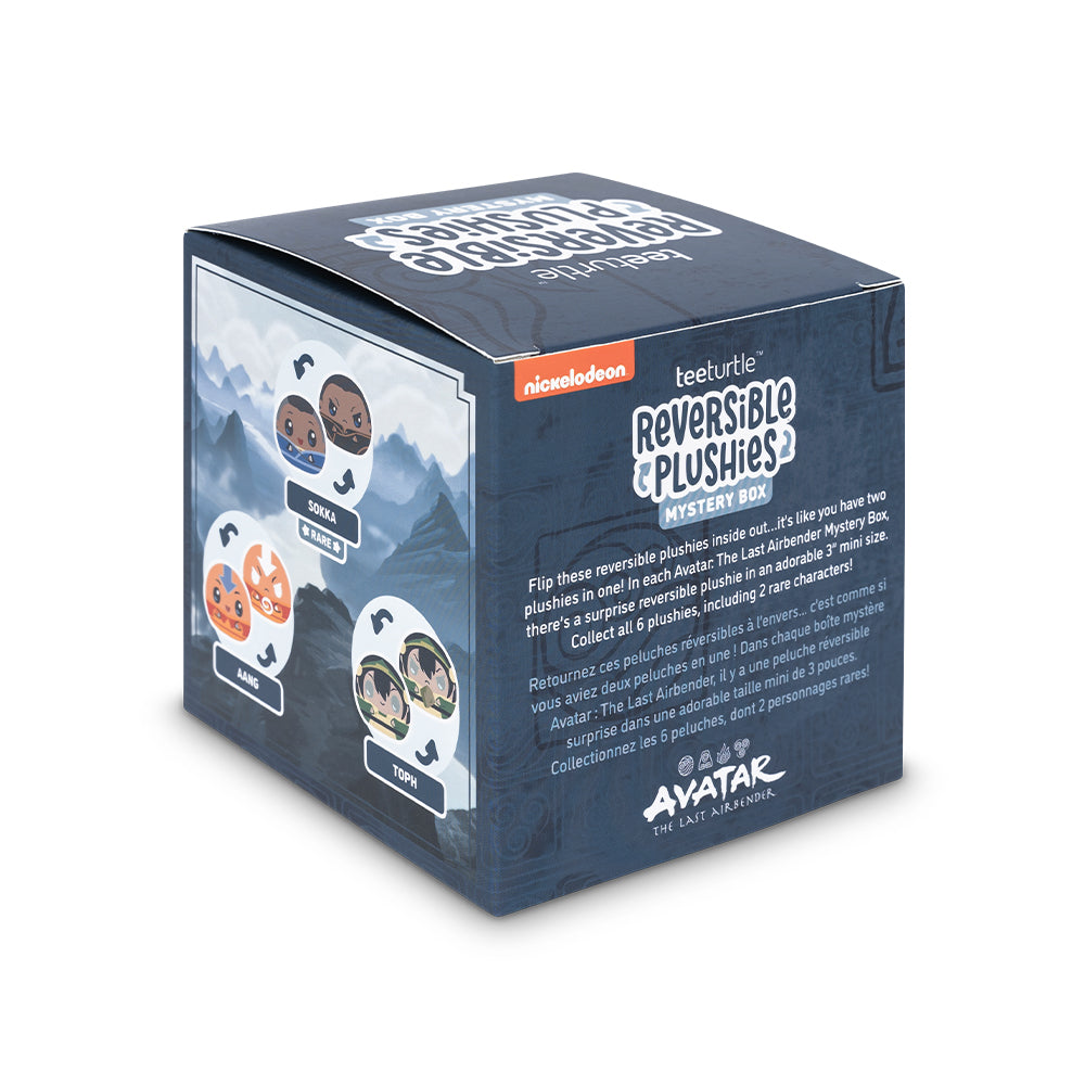 Avatar: The Last Airbender Reversible Plushie Mystery Box: Back of box