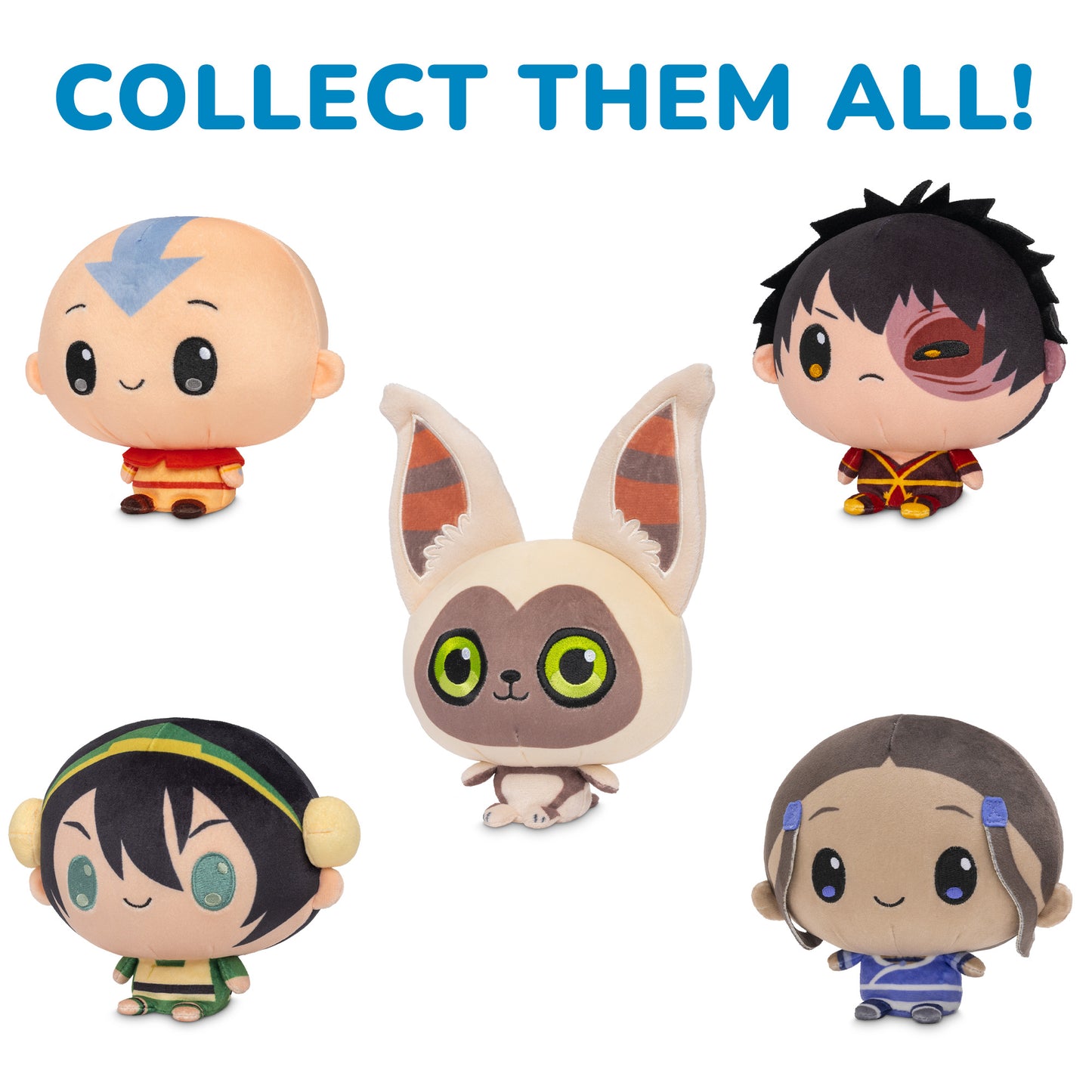Cloudheads: 5" Avatar: The Last Airbender with Aang, Zuko, Toph, Katara, and Momo