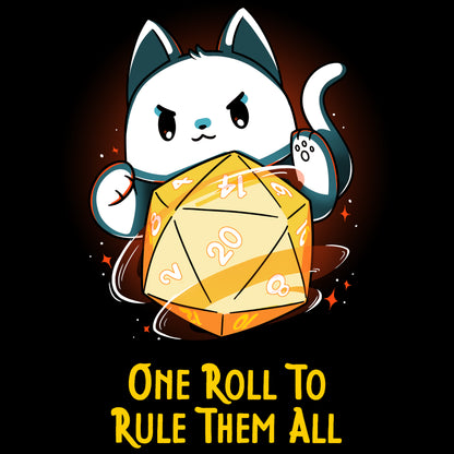 One One Roll To Rule Them All gaming t-shirt to rule them all, offering utmost comfort. (Brand: TeeTurtle)