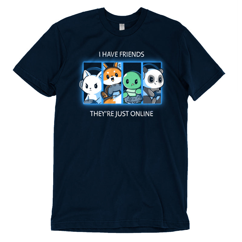 TeeTurtle's Online Friends T-shirt.
