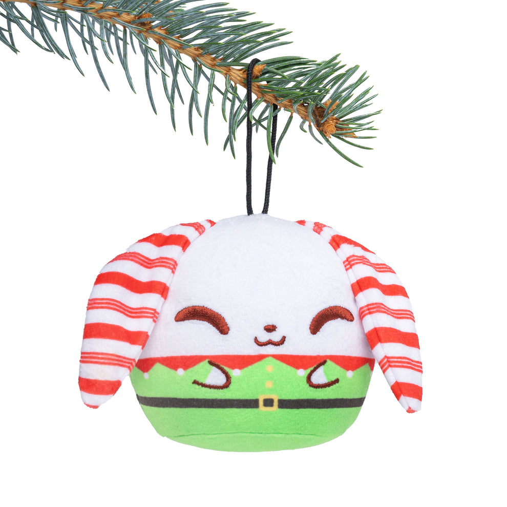 Elf Bunny Plushie Ornament – TeeTurtle
