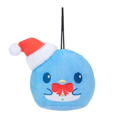 Santa Penguin Plushie Ornament