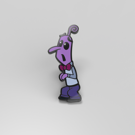 A officially licensed character with a Fear Pin from Pixar on a white background.