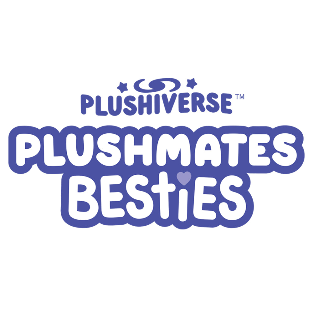 The logo for the TeeTurtle Plushiverse Purrfectly Sweet Plushmates Besties.