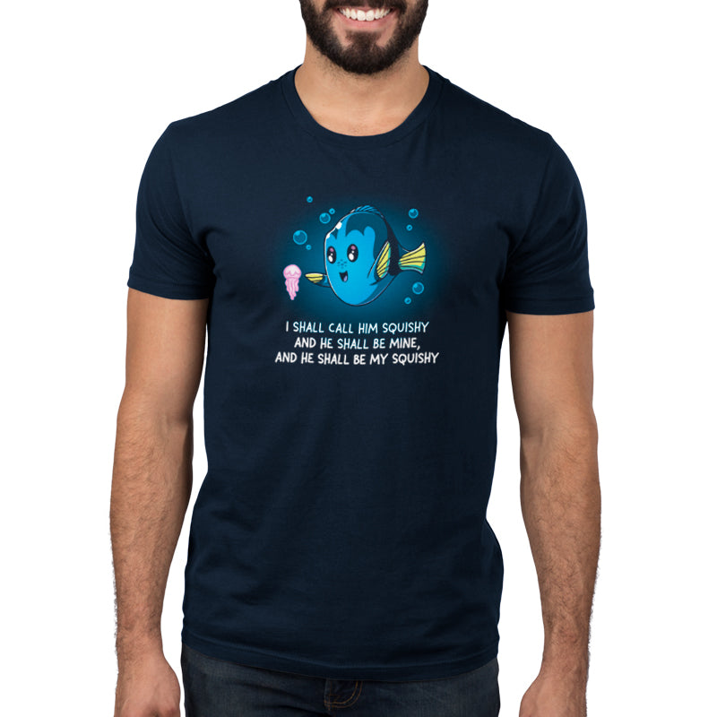 Officially licensed "I Shall Call Him Squishy" Dory men's t-shirt from Pixar.