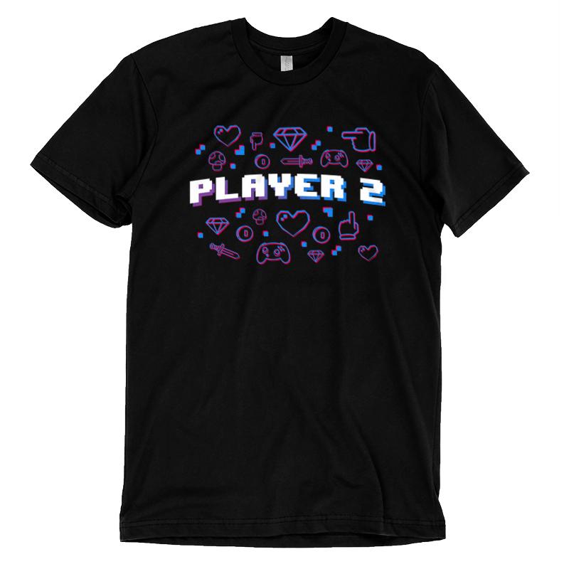 A TeeTurtle Player 2 T-shirt.
