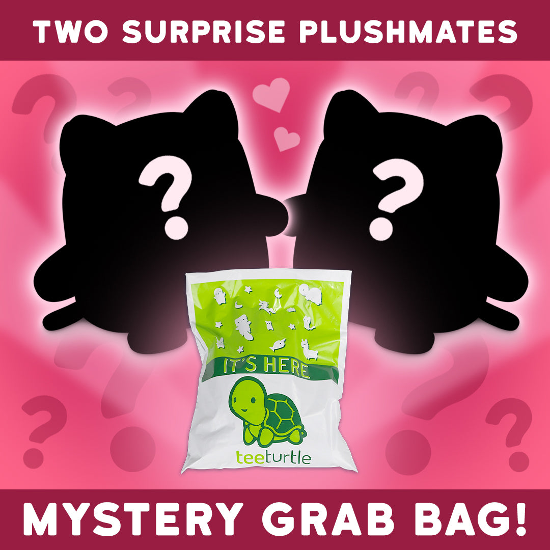 Get ready to be amazed with the TeeTurtle Reversible Plushmate Mystery Grab Bag from TeeTurtle! Inside, you'll find not one, but two surprise plushies. These Reversible Plushmates will keep you.