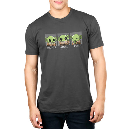 The Star Wars child yoda t-shirt that protects.
