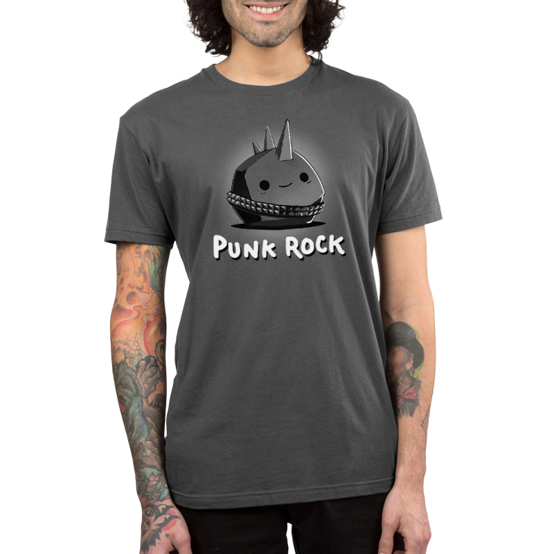 Charcoal gray TeeTurtle Punk Rock t-shirt.