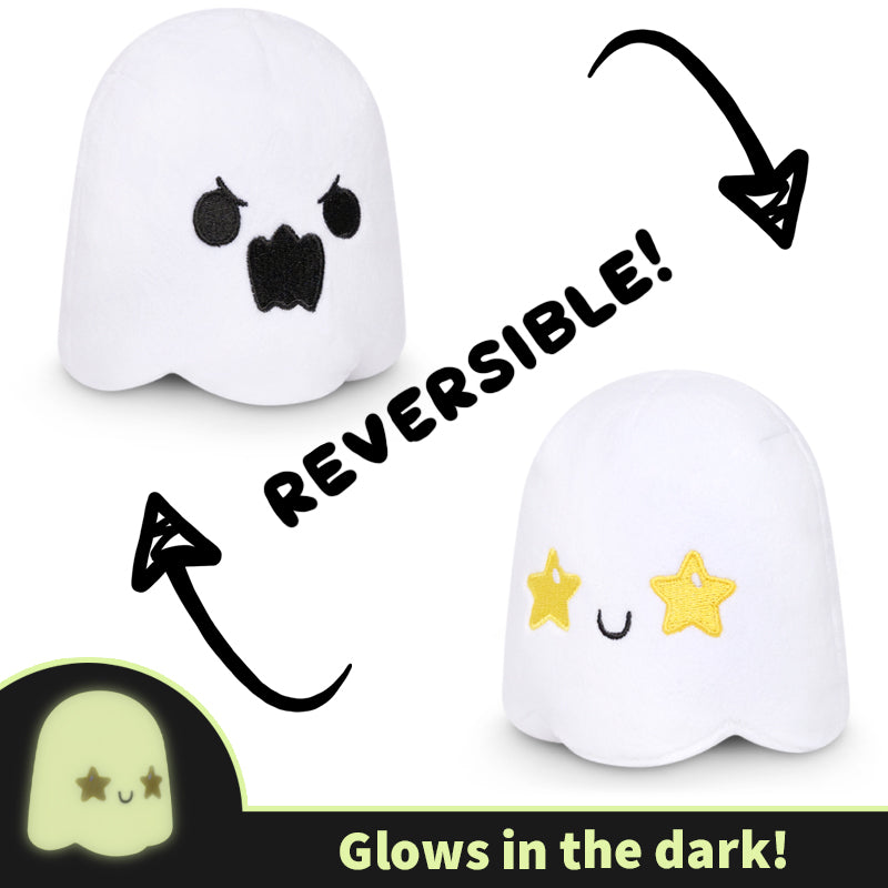 TeeTurtle's TeeTurtle Reversible Ghost Plushie (White Glow) is a glow in the dark mood plushie.