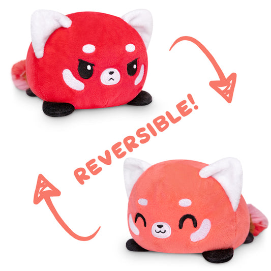 Reversible TeeTurtle Red Panda Plushie, perfect for TeeTurtle fans.