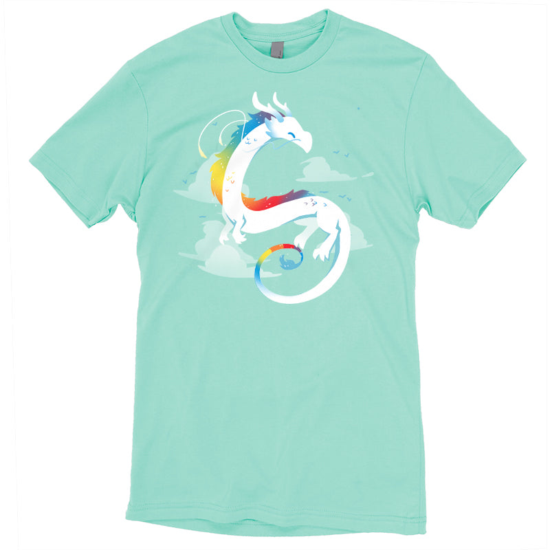 A turquoise Rainbow Dragon t-shirt from TeeTurtle.