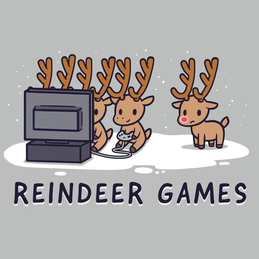 TeeTurtle Reindeer Games t-shirt.