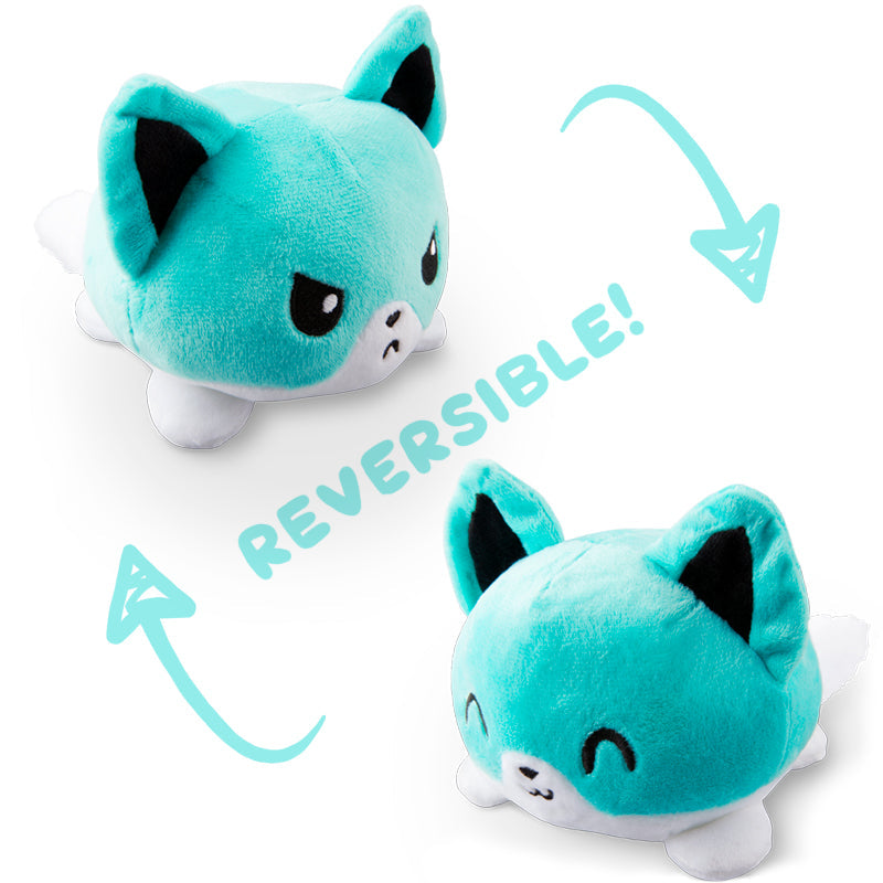 Reversible fox plushie by TeeTurtle.