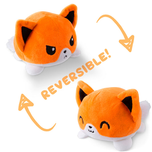 Get your hands on the TeeTurtle Reversible Fox Plushies, perfect for mood plushie enthusiasts. These vibrant orange companions are not only cute, but their unique design allows you to