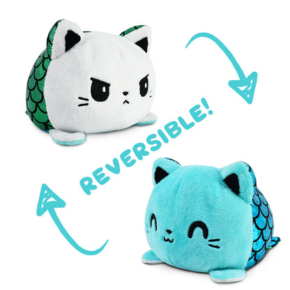 TeeTurtle's reversible mermaid plush toy, the TeeTurtle Reversible Mercat Plushie, a whimsical addition to their collection of mood plushies.