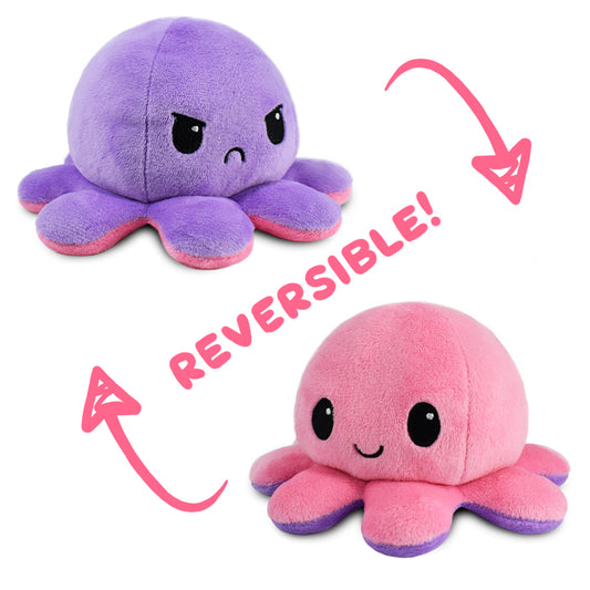 These TeeTurtle Reversible Octopus Plushies (Purple + Pink) by TeeTurtle are a must-have!