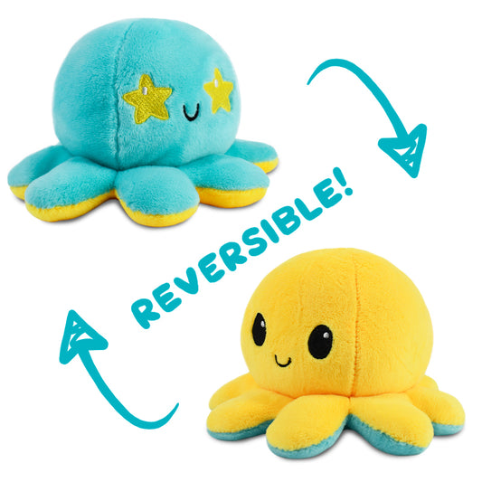 TeeTurtle Reversible Octopus plush toys, also known as mood plushies, gaining popularity on TikTok.
