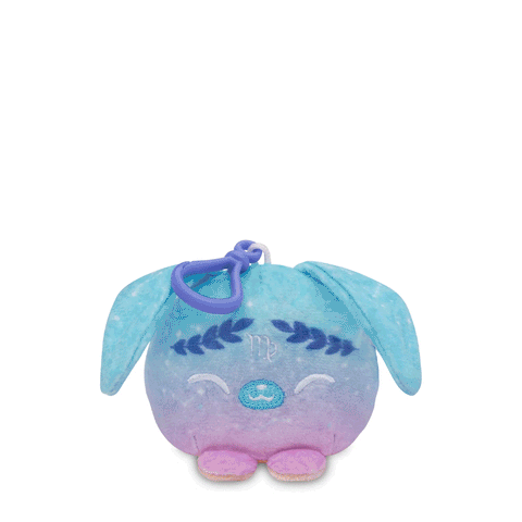 Virgo Bunny Reversible Plushie Keychain