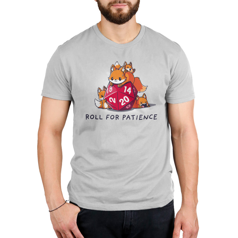 TeeTurtle Roll For Patience shirt.