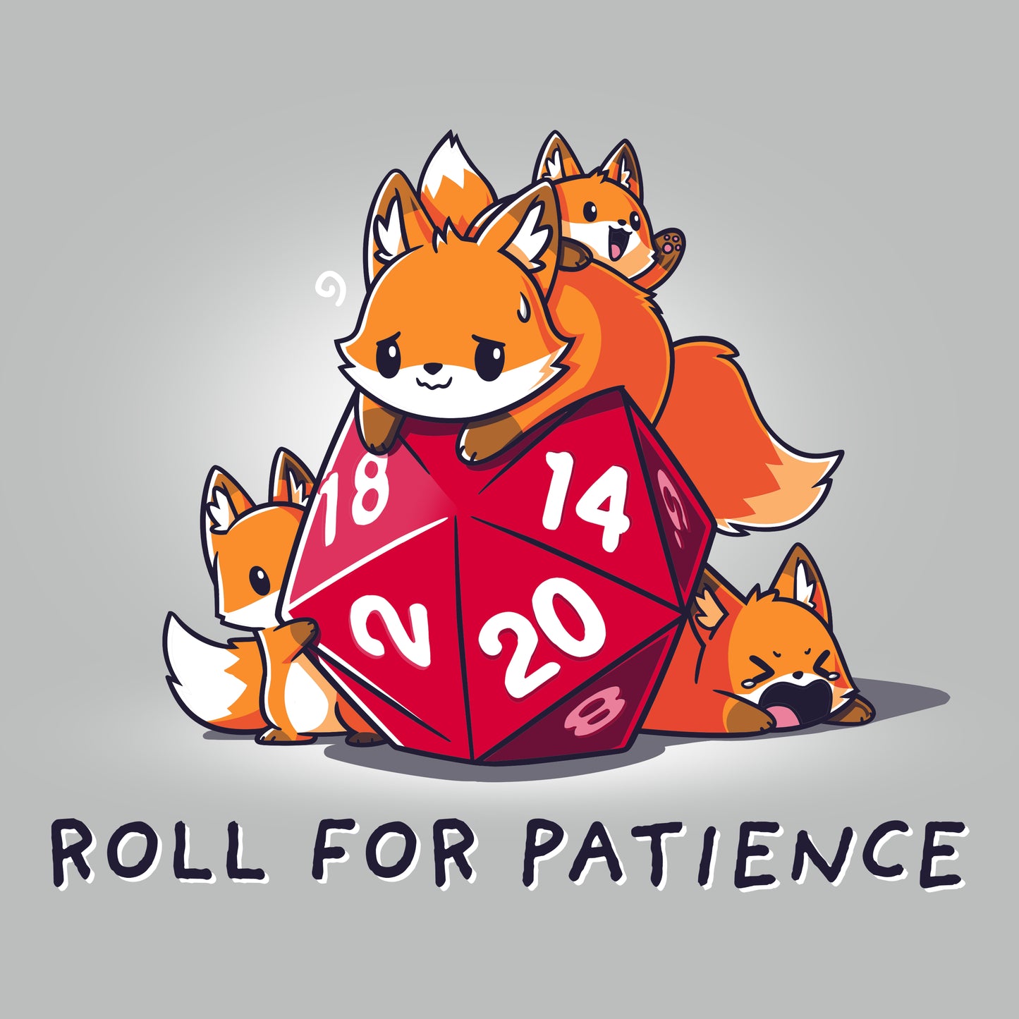 T-shirt: Roll For Patience by TeeTurtle.
