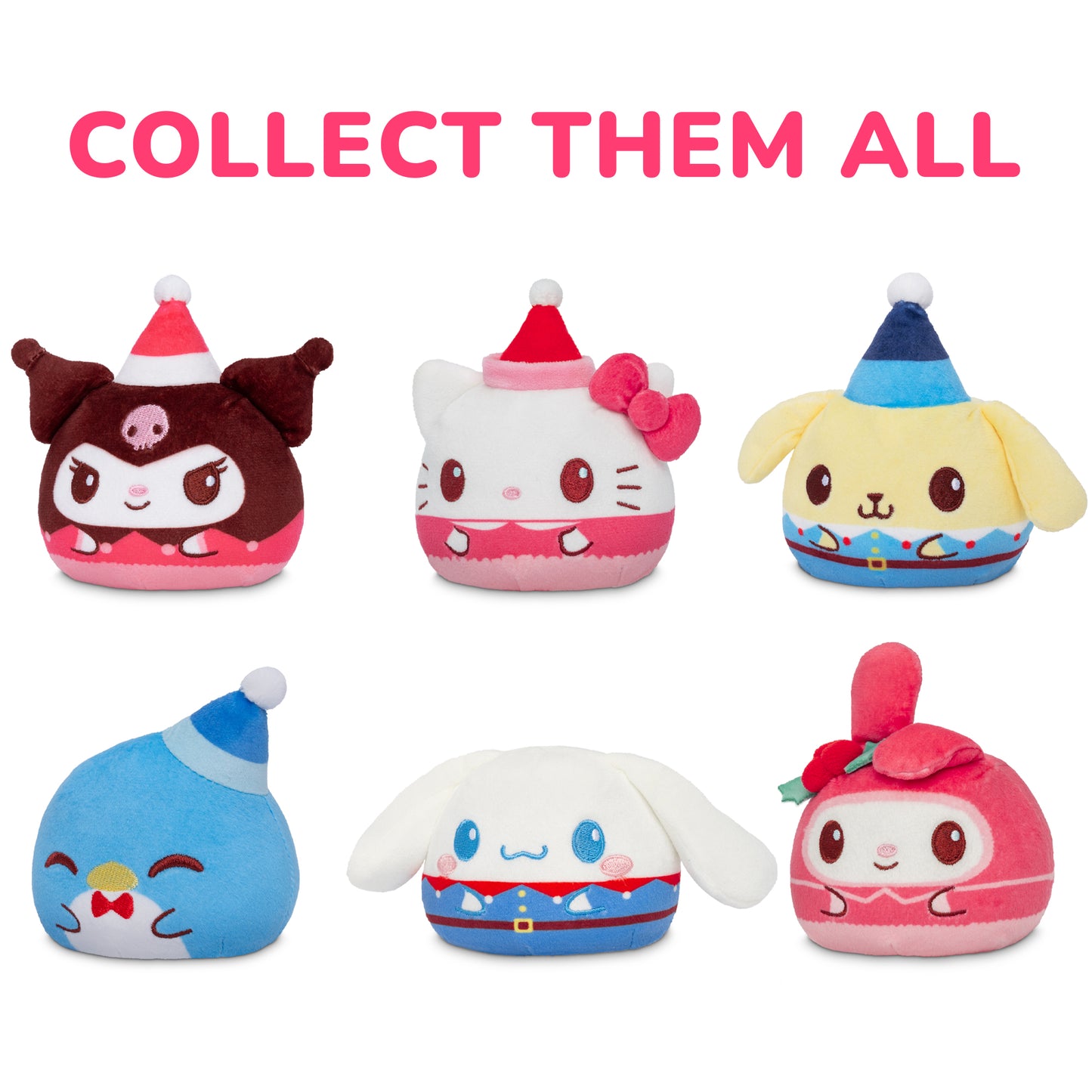 Hello Kitty and Friends Holiday Present Reversible Plushie Mystery Box: Collect them all