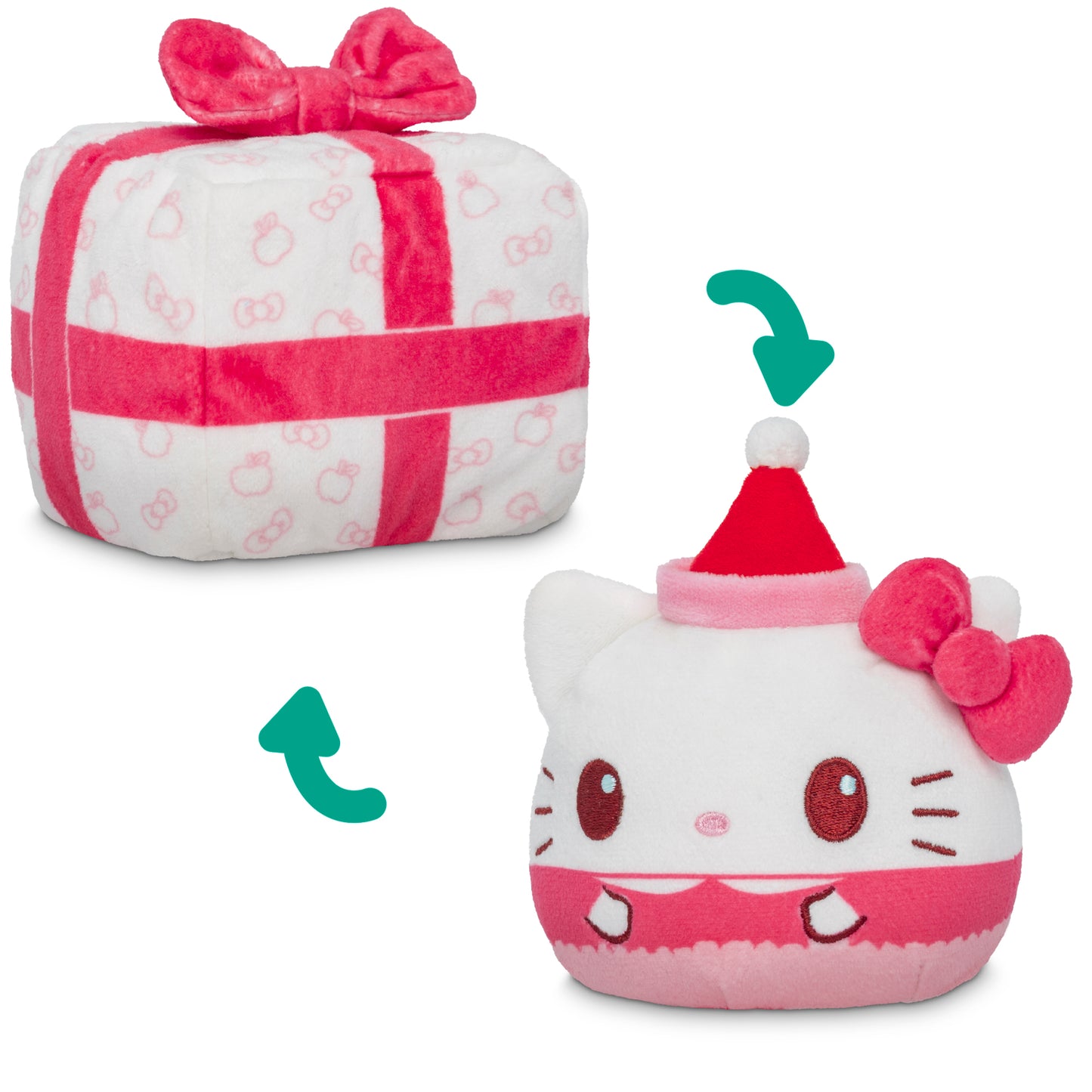 Hello Kitty and Friends Holiday Present Reversible Plushie Mystery Box: Hello Kitty and present