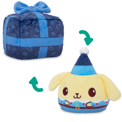 Hello Kitty and Friends Holiday Present Reversible Plushie Mystery Box: Pompompurin and present