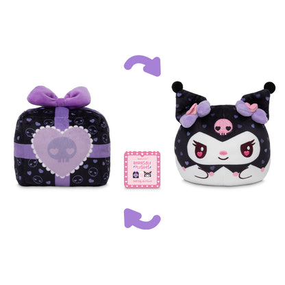 Valentine Present Kuromi 4" Reversible Plushie