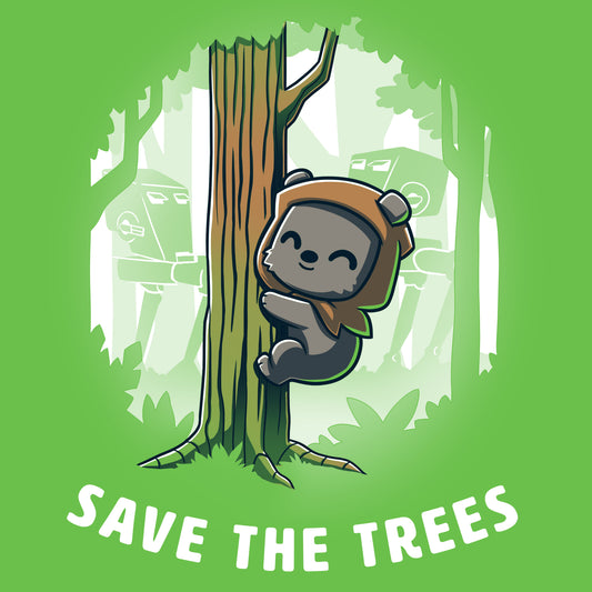 TeeTurtle Star Wars Save the Trees (Ewoks) t-shirt.
