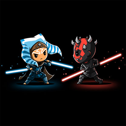 Officially licensed Ahsoka Vs. Darth Maul products from Star Wars.