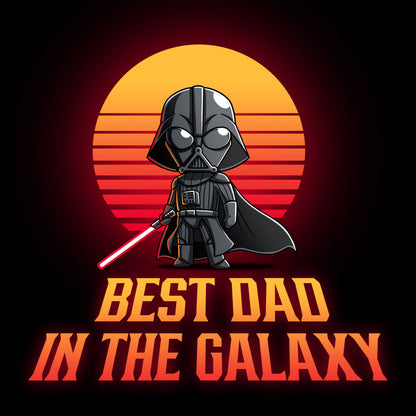 Officially licensed Star Wars' Best Dad In the Galaxy (Sunset) Men's T-shirt.