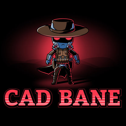 Cad Bane is a Star Wars cartoon character wearing a men's t-shirt.