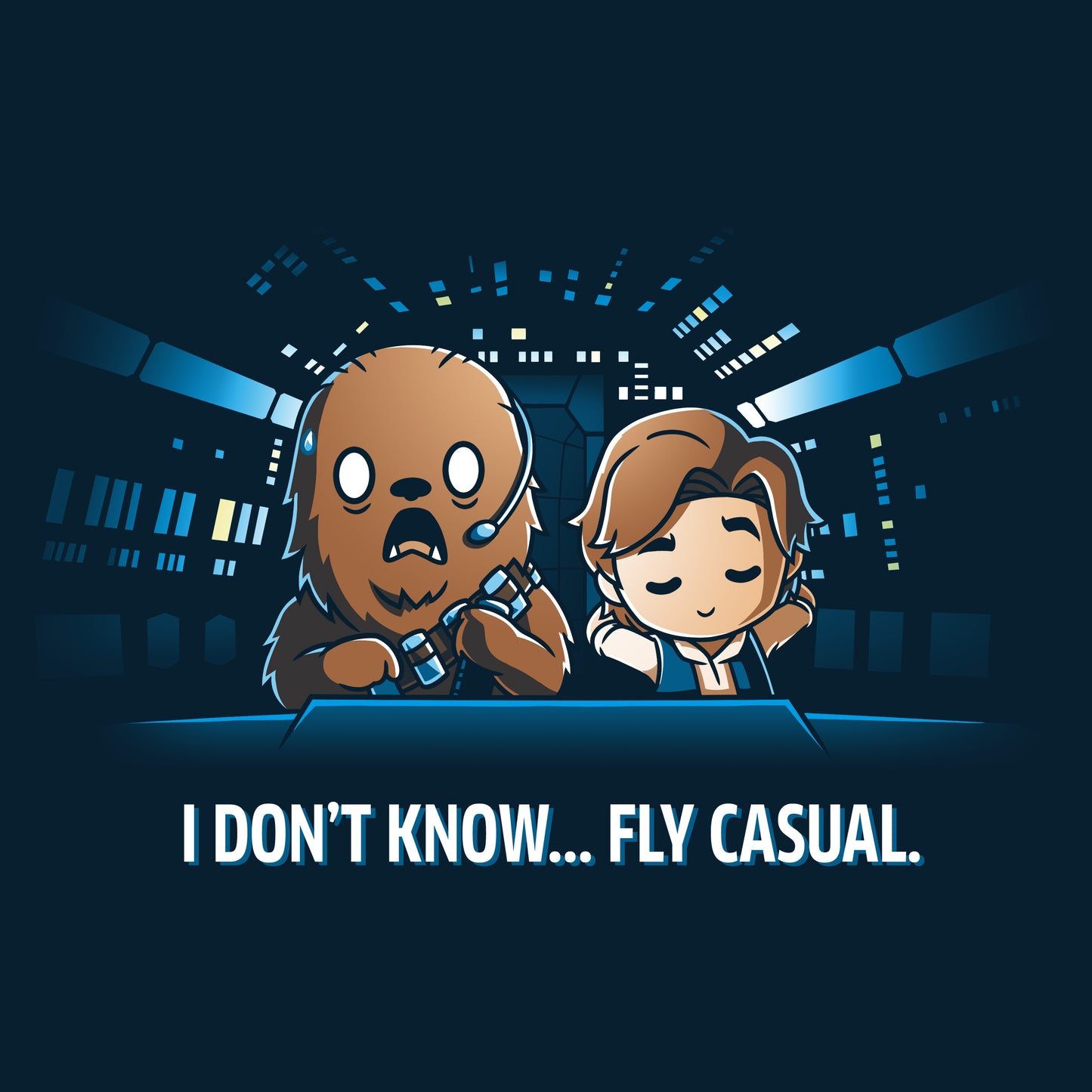 Officially Licensed Star Wars Fly Casual T-shirt.
