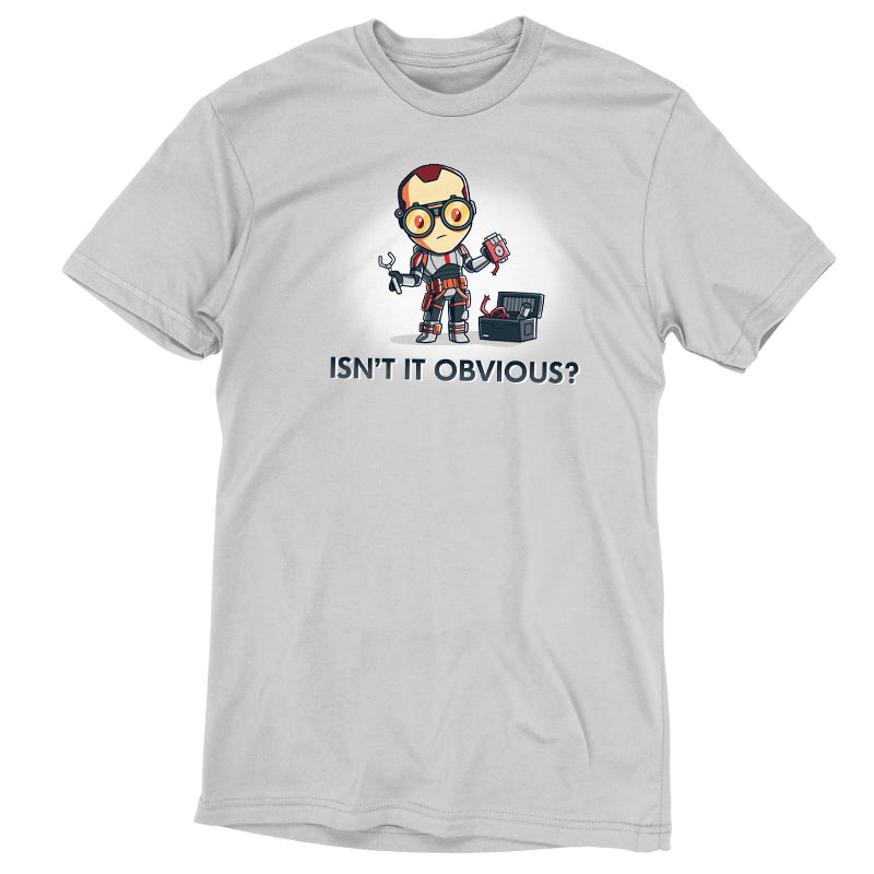 A Star Wars women's officially licensed "Isn't It Obvious?" (Tech) T-shirt with a mysterious message.