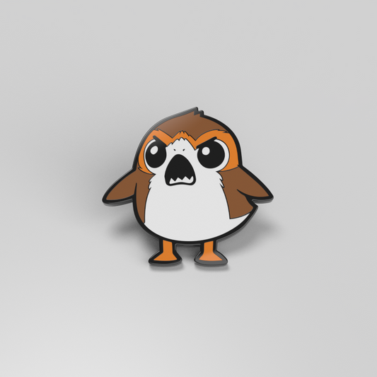 Officially licensed Star Wars Cuties: Porg Pin.