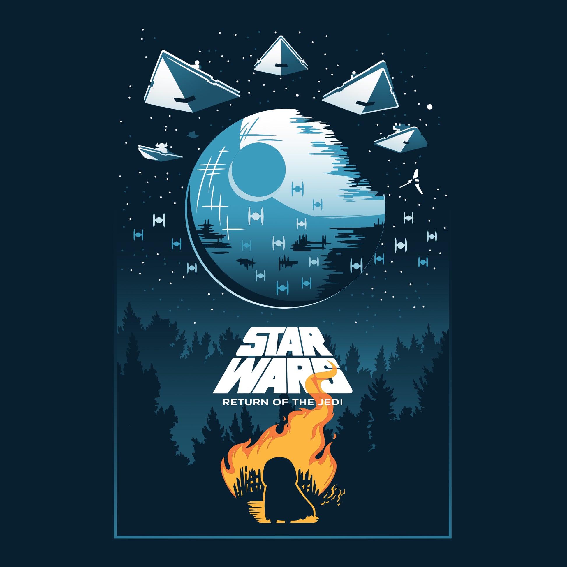 Star Wars: Return Of The Jedi Death Star Poster.