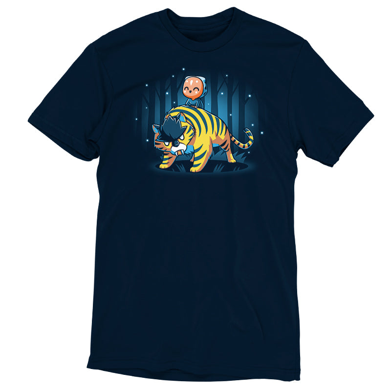 A Star Wars Baby Ahsoka men's t-shirt featuring a tiger and moon image.