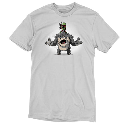 A officially licensed Star Wars unisex tee with a cartoon character (Boba Fett's Rancor) on it.
