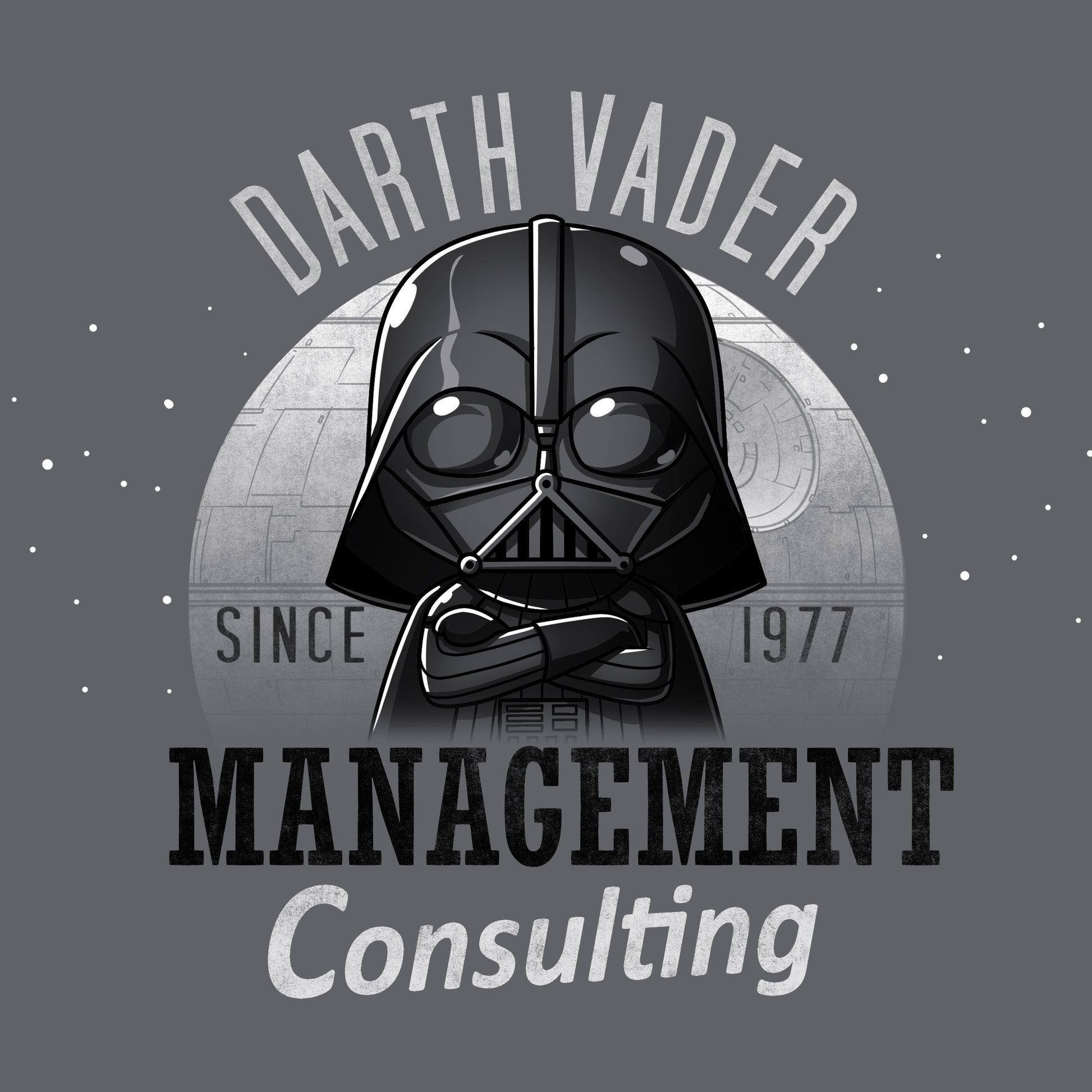 Officially licensed Star Wars Darth Vader management consulting.