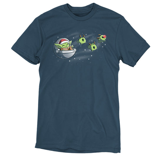 The Star Wars licensed Child (Grogu Claus) T-shirt.