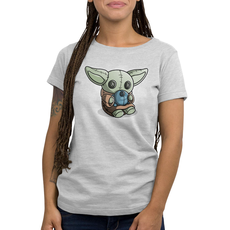 An officially licensed women's T-shirt featuring a cuddly hero, Grogu Ragdoll by Star Wars.