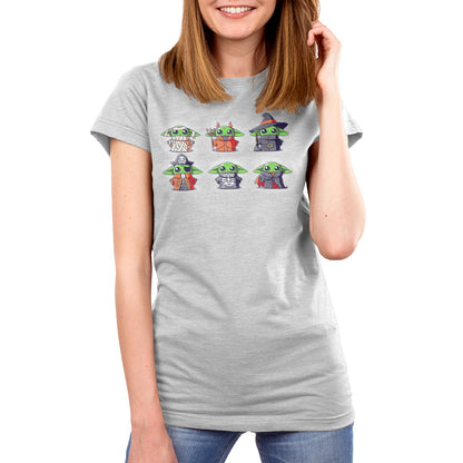 A women's T-shirt with an image of a cat and a dog.
Product Name: Star Wars' Grogu's Costumes
Brand Name: Star Wars