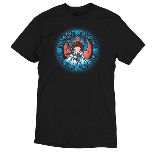 A licensed Star Wars Princess Leia Stained Glass Window t-shirt.