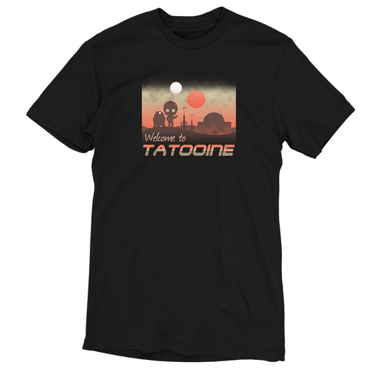 An officially licensed Star Wars t-shirt featuring the words 