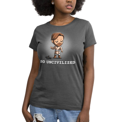Women's Star Wars So Uncivilized licensed short sleeve t-shirt.