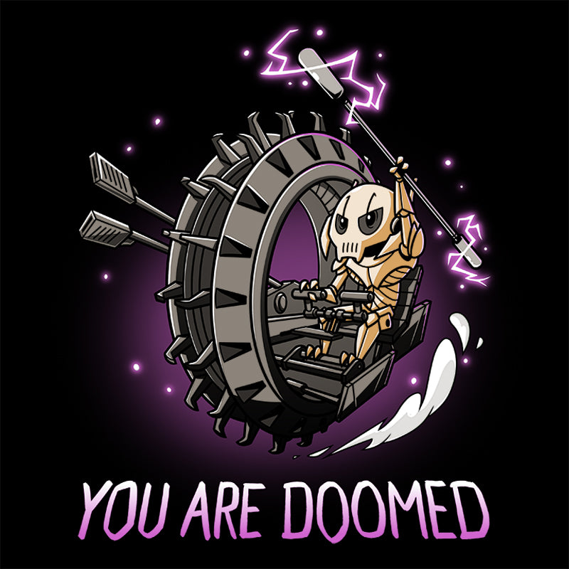 Star Wars "You Are Doomed" t-shirt featuring Grievous.